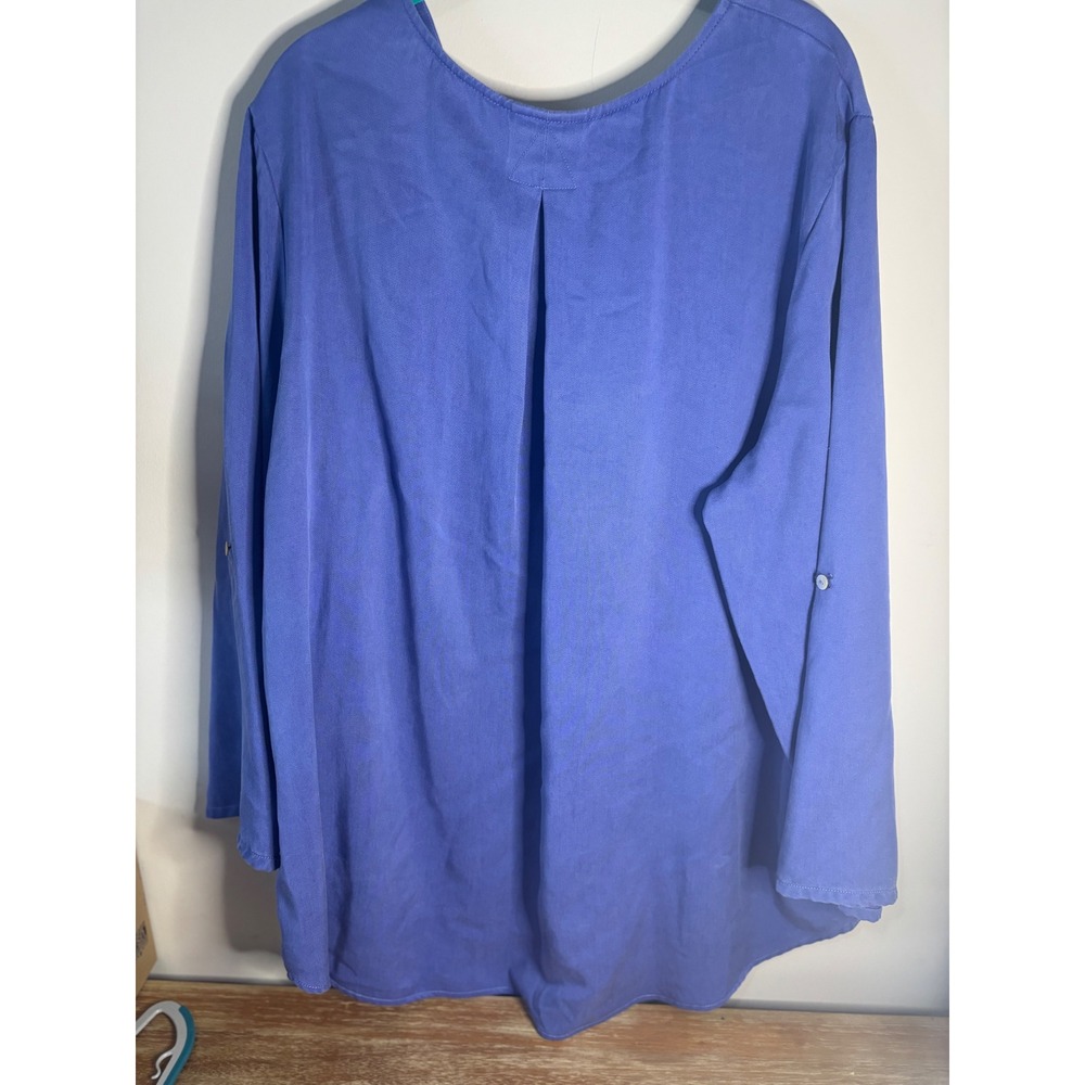 Soft Surroundings Purple Long-Sleeve Tunic Top
